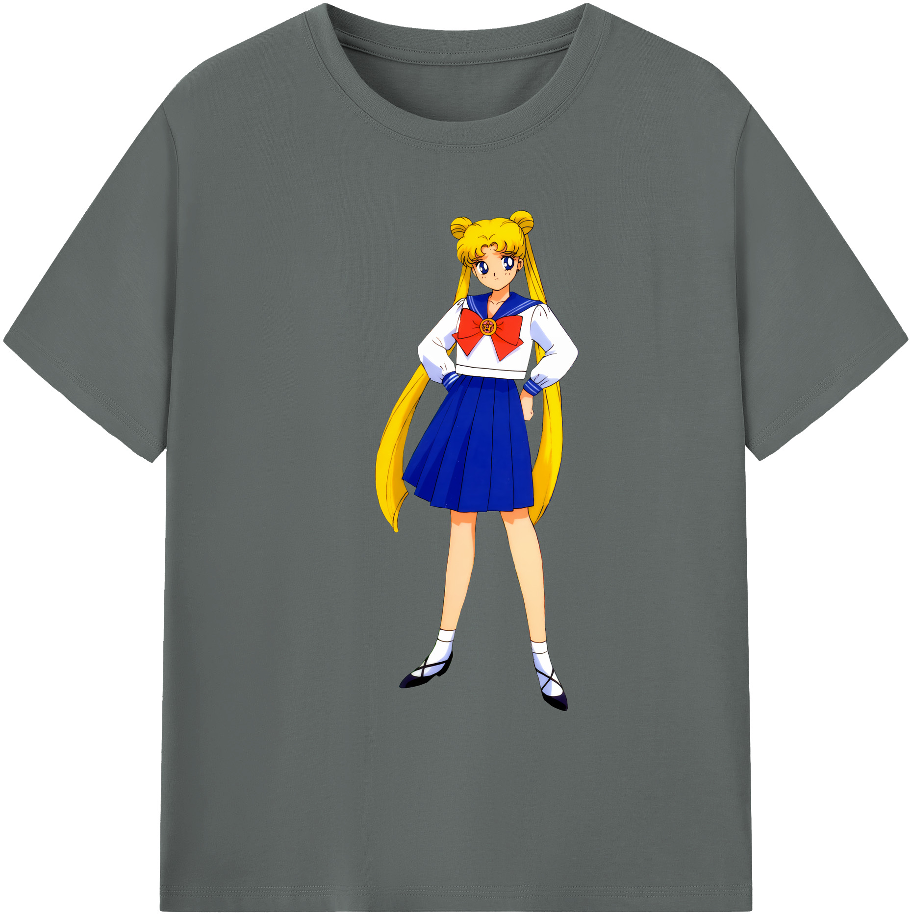 （画像用） 美少女戦士セーラームーン 愛野 美奈子 あいの みなこ Sailor Moon Aino Minako 綿100％ メンズ半袖Tシャツ｜肌触りやわらか＆通気性